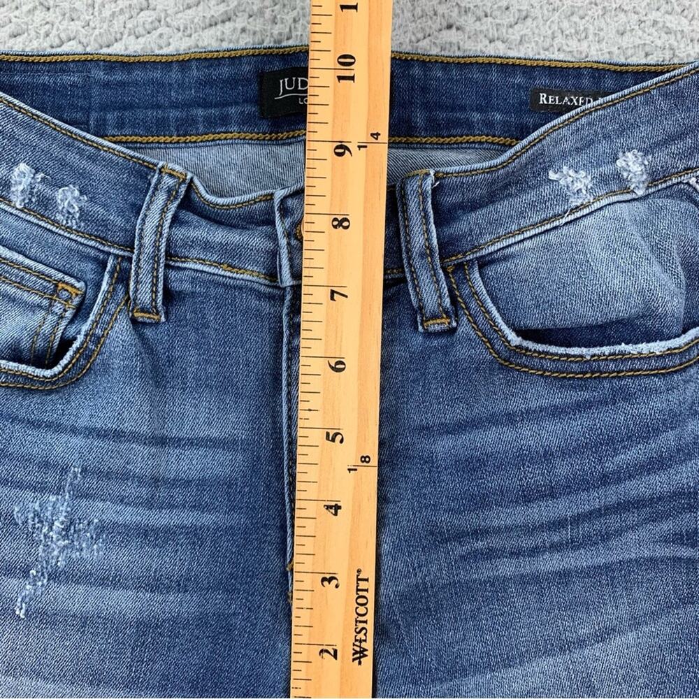 Judy Blue Women's Relaxed Fit Distressed Denim Jeans Style JB8271DK Size: 5/27 - Picture 9 of 15